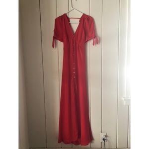 Karlie Kloss X Express Red Maxi Dress